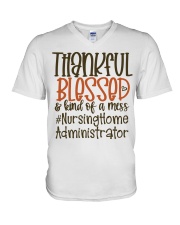 Nursing home administrator V-Neck T-Shirt tile