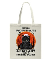 Cat Lady 1 Tote Bag tile