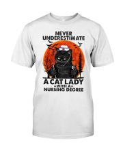 Cat Lady 1 Classic T-Shirt front