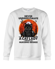 Cat Lady 1 Crewneck Sweatshirt tile