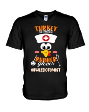Phlebotomist V-Neck T-Shirt tile
