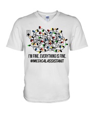 Medical Assistant - MA V-Neck T-Shirt tile