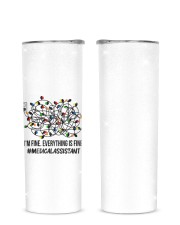 Medical Assistant - MA Glitter Tumbler tile