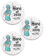 LPN Circle ornament - 3 pieces (porcelain) front