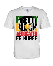 ER Nurse V-Neck T-Shirt tile