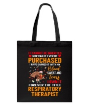 Respiratory Therapist - RT Tote Bag tile