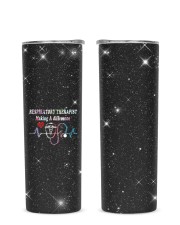 Respiratory Therapist - RT Glitter Tumbler tile
