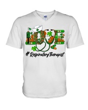 Respiratory Therapist - RT V-Neck T-Shirt tile