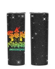 Housekeeper Glitter Tumbler tile