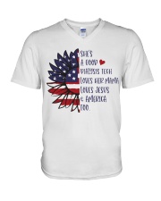DIALYSIS TECH V-Neck T-Shirt tile