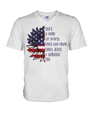 ER Nurse V-Neck T-Shirt tile