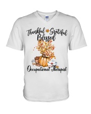 Occupational therapist V-Neck T-Shirt tile