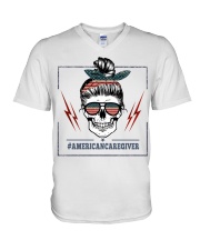Caregiver V-Neck T-Shirt tile