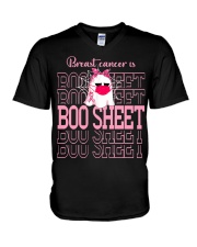 Breast Cancer is Boosheet V-Neck T-Shirt tile