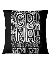 CRNA Anesthesia Square Pillowcase tile