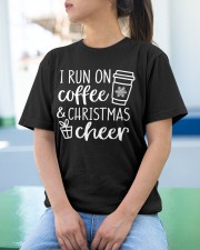 I run on coffee and christmas cheer Classic T-Shirt apparel-classic-tshirt-lifestyle-front-213