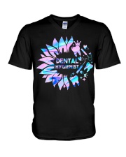 Dental Hygienist V-Neck T-Shirt tile
