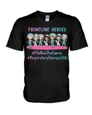 Respiratory Therapist - RT V-Neck T-Shirt tile