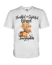 Sonographers V-Neck T-Shirt tile