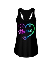 Nurse Ladies Flowy Tank tile