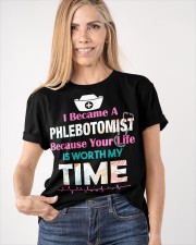 Phlebotomist Classic T-Shirt apparel-classic-tshirt-lifestyle-front-100