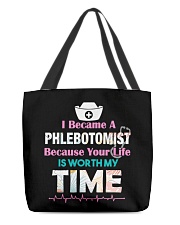 Phlebotomist All-Over Tote tile