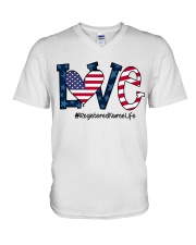 Registered Nurse V-Neck T-Shirt tile