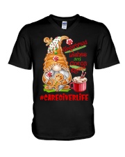 Caregiver V-Neck T-Shirt tile