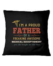 Medical Receptionist Square Pillowcase tile