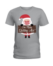 Dietary Aid Christmas Ladies T-Shirt tile