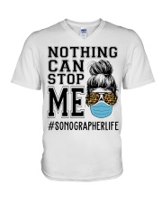 Sonographer Life V-Neck T-Shirt tile