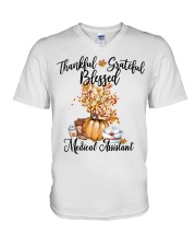 Medical Assistant - MA V-Neck T-Shirt tile