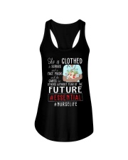 Nurse Ladies Flowy Tank tile