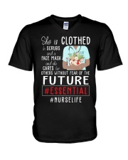 Nurse V-Neck T-Shirt tile