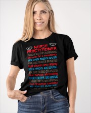 Nurse Practitioner - NP Classic T-Shirt apparel-classic-tshirt-lifestyle-front-100