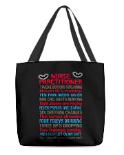 Nurse Practitioner - NP All-Over Tote tile