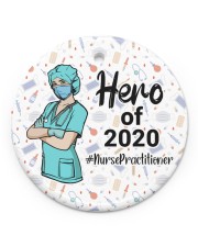 Nurse Practitioner - NP Circle Ornament (Porcelain) tile
