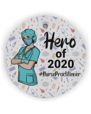 Nurse Practitioner - NP Circle Ornament (Wood tile