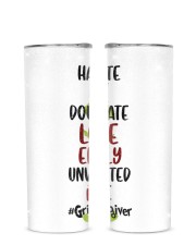 Caregiver Glitter Tumbler tile