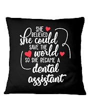 Dental Assistant Square Pillowcase tile