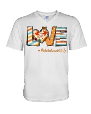 Phlebotomist V-Neck T-Shirt tile