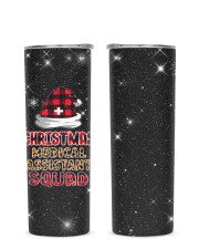 Medical Assistant - MA Glitter Tumbler tile