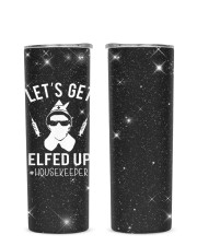 Housekeeper Glitter Tumbler tile