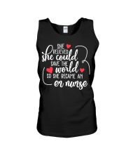 ER Nurse Unisex Tank tile