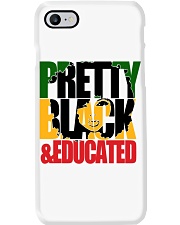 Pretty Black and Educated Phone Case tile