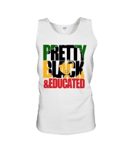 Pretty Black and Educated Unisex Tank tile