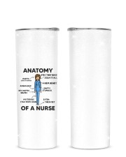 Nurse Glitter Tumbler tile