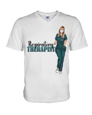 Respiratory Therapist - RT V-Neck T-Shirt tile