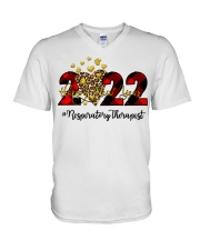 Respiratory Therapist - RT V-Neck T-Shirt tile