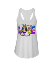 LOVE Easter Bunny Nurse Ladies Flowy Tank tile